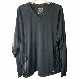 Sunderland of Scotland Men’s Black Long Sleeve Golf Pullover. Size X-Large